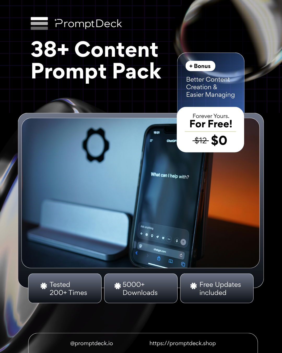 Content Creation Prompt Pack | 39 Prompts for Hooks, Scripts, Captions & YouTube Titles